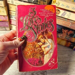 3 Love Stories Curtain Call Love Beautiful Dreamer Where Road Ends Vtg Romance